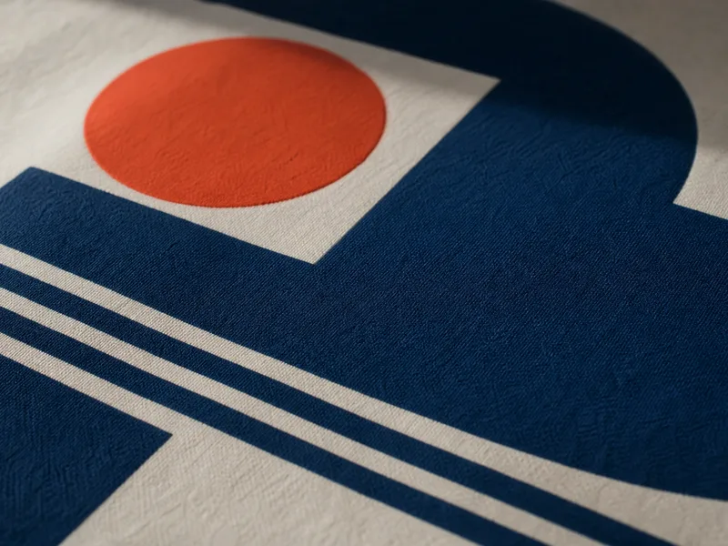 Screen print fabric product sample