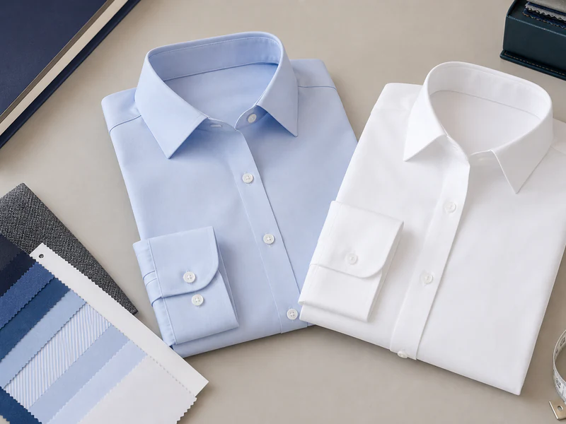 Commuter collar shirt product sample