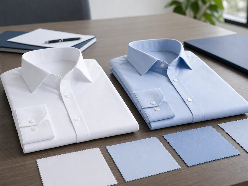 Men’s business formal shirt product sample