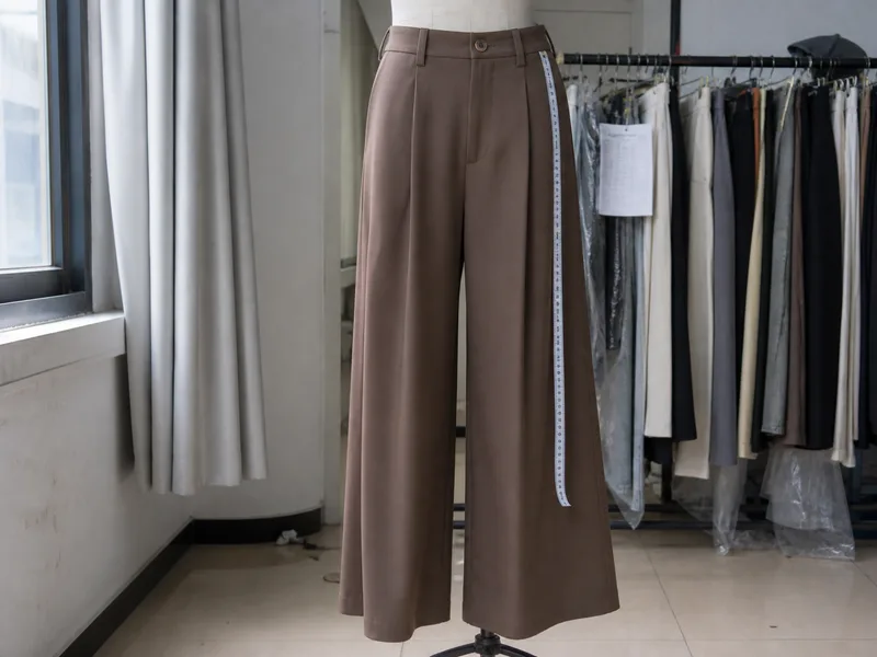 Casual wide-leg pants product sample