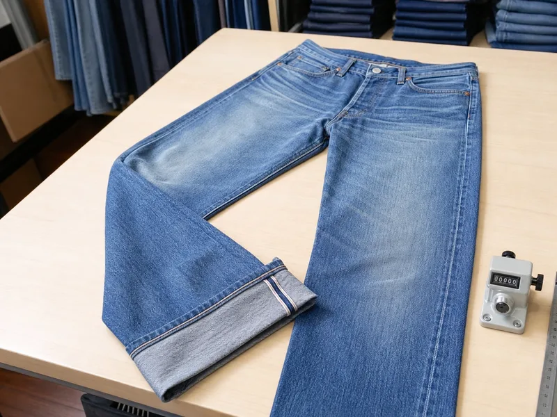 Jeans product sample
