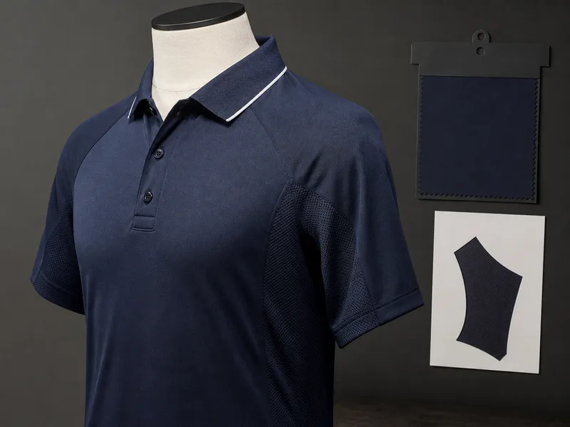 Sports polo product sample