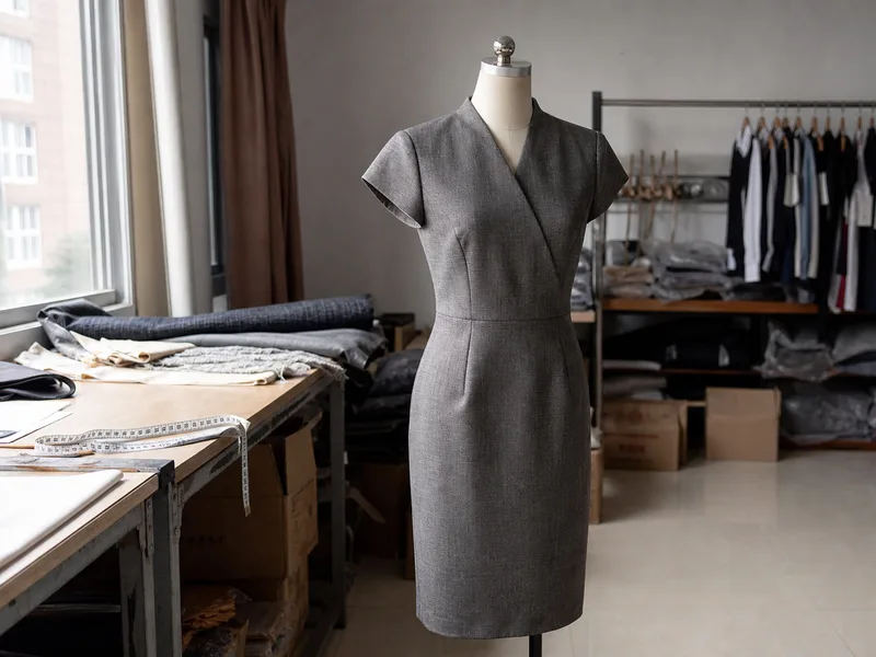Suit dress product sample