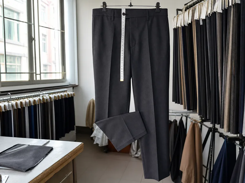 Suit trousers product sample