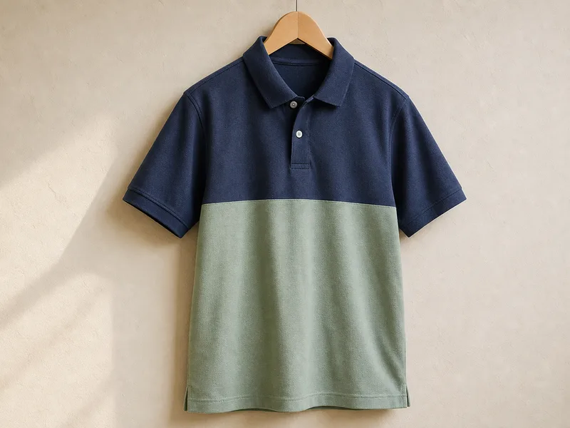 Team custom polo product sample