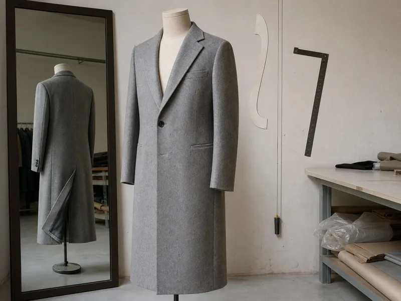 Long coat product sample