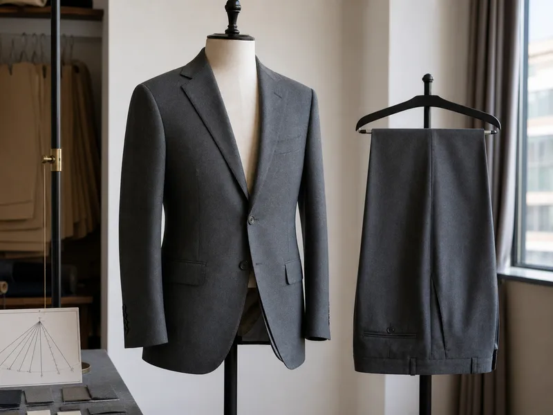 Men’s formal suit set product sample