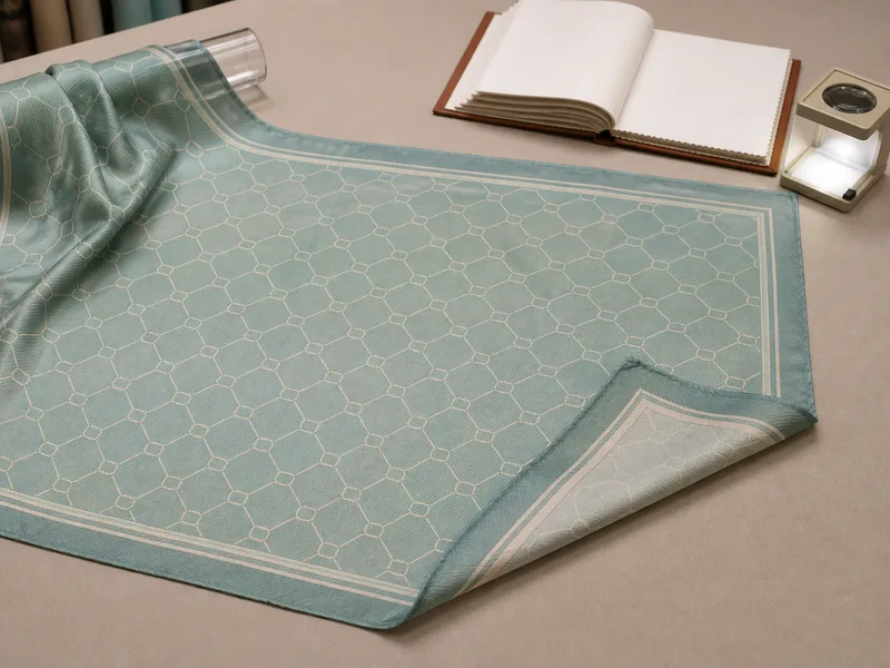 Silk scarf product sample