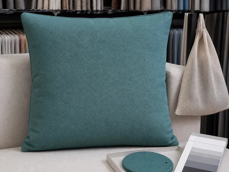Solid sofa cushion product sample