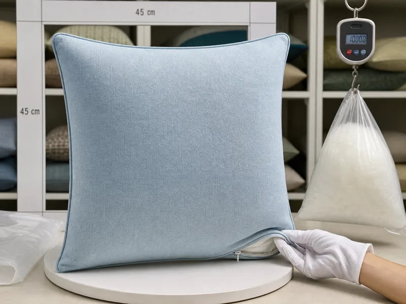 Square throw pillow product sample