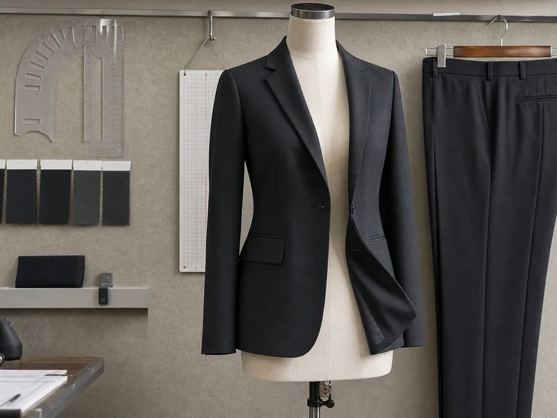 Women’s two-piece suit product sample