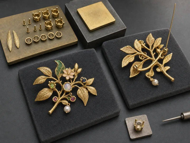 Brooch product sample