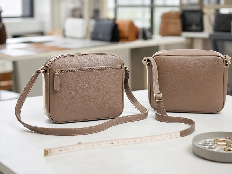 Crossbody bag product sample