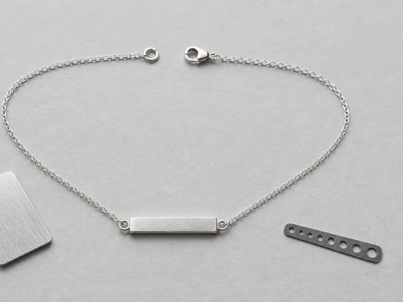 Simple necklace product sample