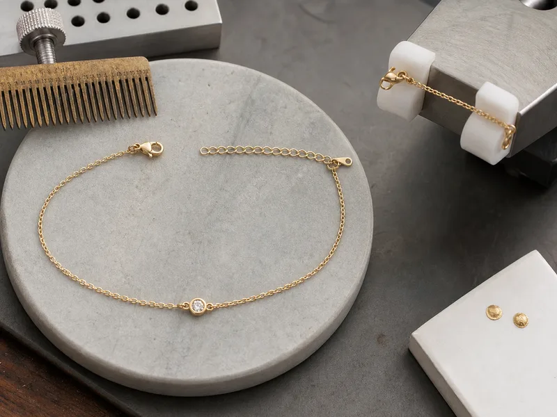 Thin bracelet product sample