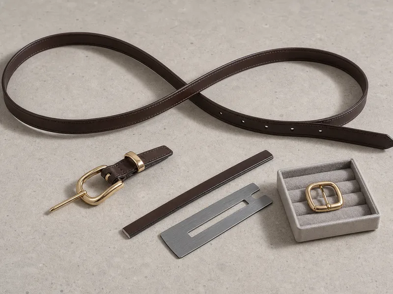 Thin decorative belt product sample