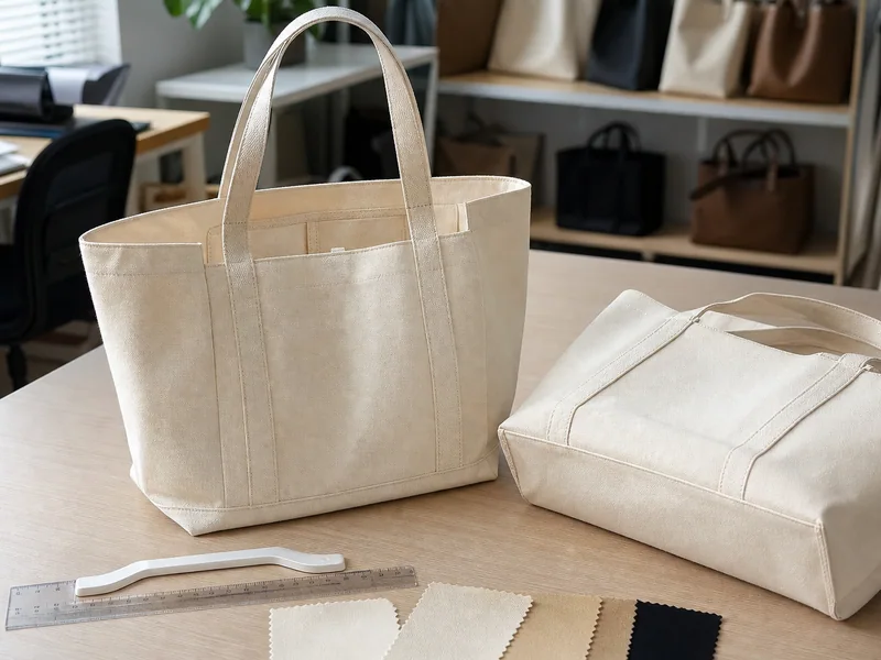 Tote bag product sample