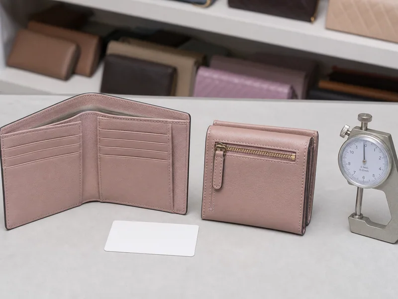 Wallet product sample